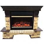 Портал Pierre Luxe угловой сланец под очаг Royal Flame Jupiter/Dioramic 28