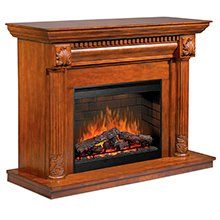 Портал Heritage Leaf  под очаг Dimplex Symphony DF3020EU темный орех