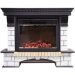 Каминокомплект Royal Flame Pierre Luxe с очагом Jupiter FX/Dioramic 28 FX