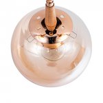 Плафон стекло шар янтарный 150мм (68мм посадка) Arte lamp A4485PL BOSTON