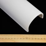 Плафон стекло белое матовое 445*80мм 3*Е14 Arte Lamp A5210AP-3 AQUA