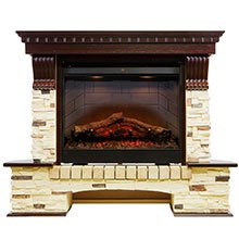 Портал Pierre Luxe угловой под очаг Dimplex Symphony DF2608EU сланец