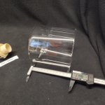 Плафон стеклянный двойной 120*120мм E27 (44мм посадка) Евро 30160 Darcy