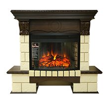 Каминокомплект Royal Flame Pierre Luxe шампань с очагом Dioramic 25 FX