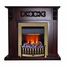 Портал Venice (классика Opti-Myst и Optiflame) махагон коричневый антик Dimplex