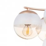 Плафон стекло шар матово-янтарный 130мм Freya FR5018PL Ostin