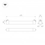 Светильник LGD-NEPTUN-2TR-L475-20W Day4000 (BK, 100 deg, 230V) (Arlight, IP20 Металл, 5 лет)