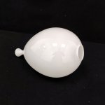 Плафон-стекло белый воздушный шарик 