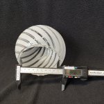 Плафон стекло белое с полосками 140*120мм E27 Lussole Loft LSP-999 OAKLAND