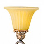 Плафон стекло шампань 190*117мм Е27 Чиаро 254022 Версаче