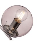 Плафон стекло серый (тонированный) 120мм (58мм посадка) Freya FR5083 Nancy