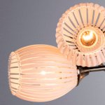 Плафон стекло полосатый 110*125мм E27 (37мм посадка) Arte lamp A2941PL ARYA