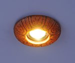 Встраиваемый светильник со светодиодами Elektrostandard 3040 желтая подсветка (YL/Led)