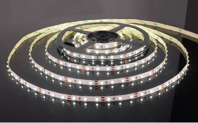 Светодиодная лента Elektrostandard 3528/60 LED 4.8W IP20 [белая подложка] белый свет