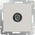 ТВ розетка оконечная  (слоновая кость) Werkel WL03-TV-ivory