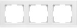 Рамка на 3 поста (белый) WL04-Frame-03-white Werkel