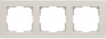Рамка на 3 поста (слоновая кость) Werkel WL04-Frame-03-ivory