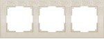 WL05-Frame-03-ivory /Рамка на 3 поста (слоновая кость) Werkel WL05-Frame-03-ivory