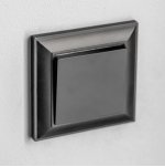 Выключатель одноклавишный (черный матовый) WL08-SW-1G Werkel