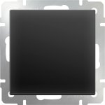 Выключатель одноклавишный (черный матовый) WL08-SW-1G Werkel