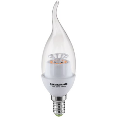 

Свеча на ветру CR 14SMD 4W 4200K E14 Электростандарт Лампа светодиодная, CR 14SMD 4W 4200K E14