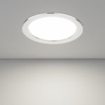 Встраиваемый потолочный светодиодный светильник Elektrostandard DLS173 15W 6500K матовый алюминий (AL MATT)