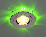 Точечный светильник со светодиодами Elektrostandard 2020/2 SL/LED/GR (хром / зеленый)