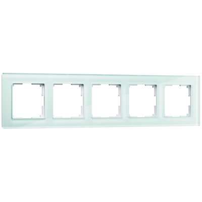 Рамка на 5 постов (натуральное стекло) WL01-Frame-05 Werkel Рамка на 5 постов (натуральное стекло) WL01-Frame-05 Werkel