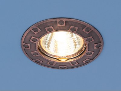 Точечный светильник для подвесных, натяжных и реечных потолков Elektrostandard 7202 медь (RAB)