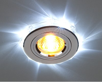 

Светодиодный точечный светильник Электростандарт 2020/2 SL/LED/WH (хром / белый, 2020/2 SL/LED/WH
