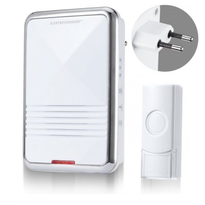 

Звонок беспроводной Elektrostandard DBQ11M AC 36M IP44 Белый, DBQ11M AC 36M IP44 Белый