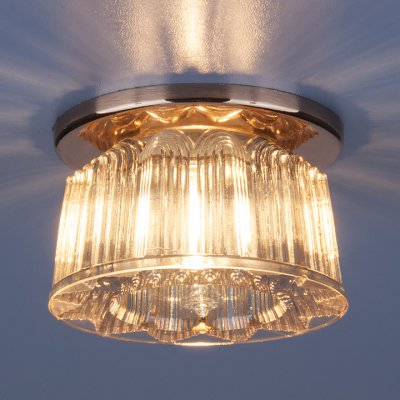 Точечный светильник Elektrostandard 496 G9 GD/GС золото/тонированный