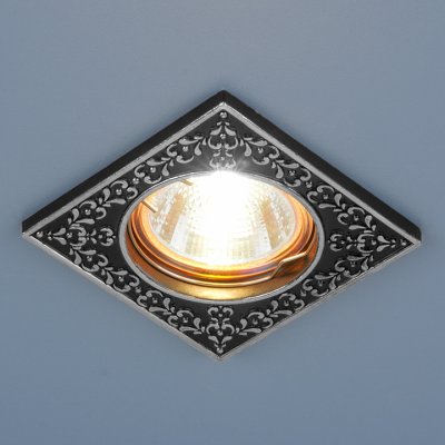 

Точечный светильник Электростандарт 120071 MR16 BK/SL черный/серебро, 120071 MR16 BK
