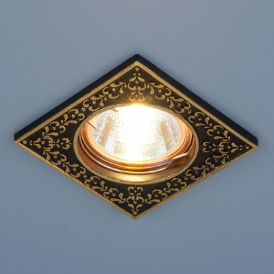 

Точечный светильник Электростандарт 120071 MR16 BK/GD черный/золото, 120071 MR16 BK