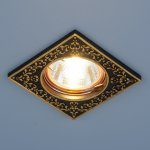 Точечный светильник Elektrostandard 120071 MR16 BK/GD черный/золото