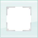 Рамка на 1 пост (натуральное стекло) WL01-Frame-01 Werkel