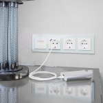 Рамка на 4 поста (натуральное стекло) WL01-Frame-04 Werkel