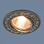 Точечный светильник Elektrostandard 713 MR16 GU/SL черный/серебро