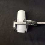 Плафон стекло матовое белое 60*140мм Евро 1242 Round