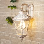 Светильник уличный настенный Elektrostandard Diadema D (GLYF-8046D) белое золото