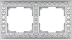 Рамка на 2 поста (жемчужный) WL07-Frame-02 Werkel