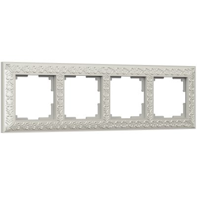 WL07-Frame-04/Рамка на 4 поста (жемчужный) Werkel WL07-Frame-04 WL07-Frame-04/Рамка на 4 поста (жемчужный) Werkel WL07-Frame-04