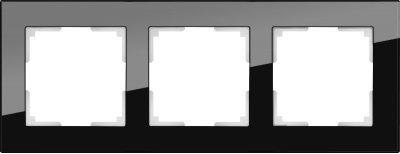 Рамка на 3 поста (черный) WL01-Frame-03 Werkel Рамка на 3 поста (черный) WL01-Frame-03 Werkel