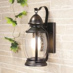 Светильник уличный настенный Elektrostandard Antares D (GLXT-1474D) черное золото