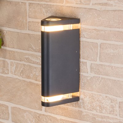 Настенный уличный светильник Elektrostandard Techno 1484 черный