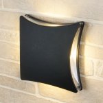 Настенный уличный светильник Elektrostandard Techno 1014 черный