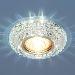 Встраиваемый точечный светильник с LED подсветкой 7247 MR16 CL прозрачный Elektrostandard