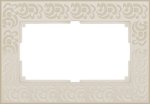 Рамка для двойной розетки (слоновая кость) Werkel WL05-Frame-01-DBL-ivory
