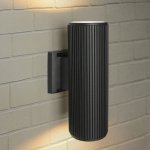 Уличный настенный светильник Strict IP54 1403 TECHNO черный Elektrostandard