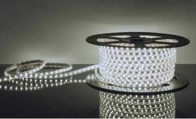Светодиодная лента LSTR003 220V 14,4W 60 LED IP65 белый 6500К Elektrostandard